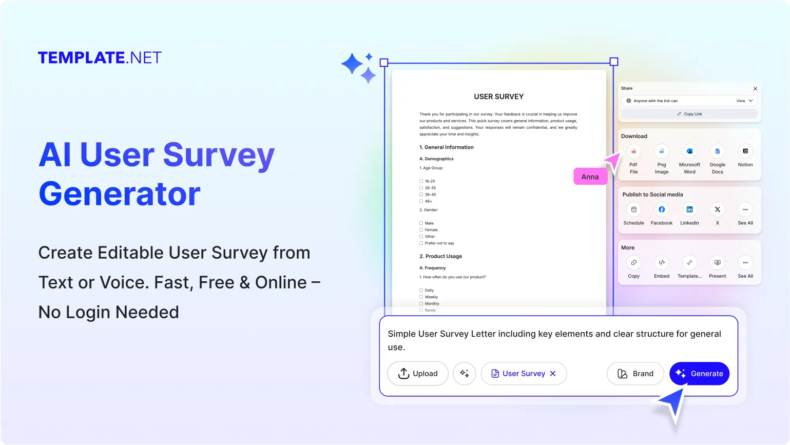 Free AI User Survey Generator, Free Survey Maker Online